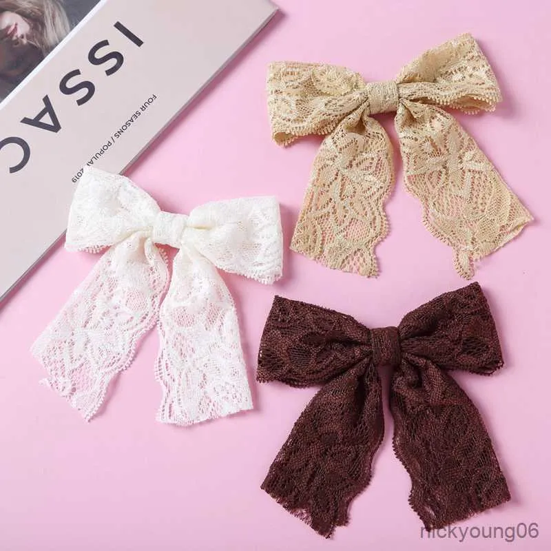 Hair Accessories Pins For Baby Girls Bow Infant Clips Color Barrette Prendedor Cabelo Pour Enfants Ensembles R230608