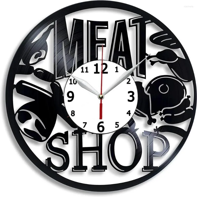 Wall Clocks Record 12" The Shop Clock Funny