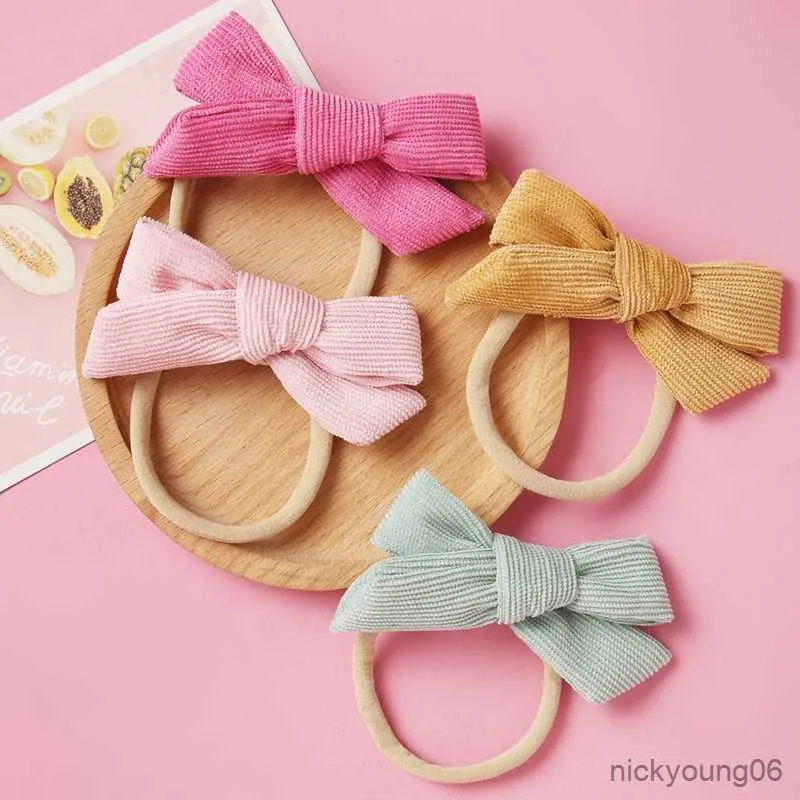 Hårtillbehör baby pannband bågar huvudband för flickor sladd tunna spädbarn barn prinsessor hårband bandeau enfant r230608