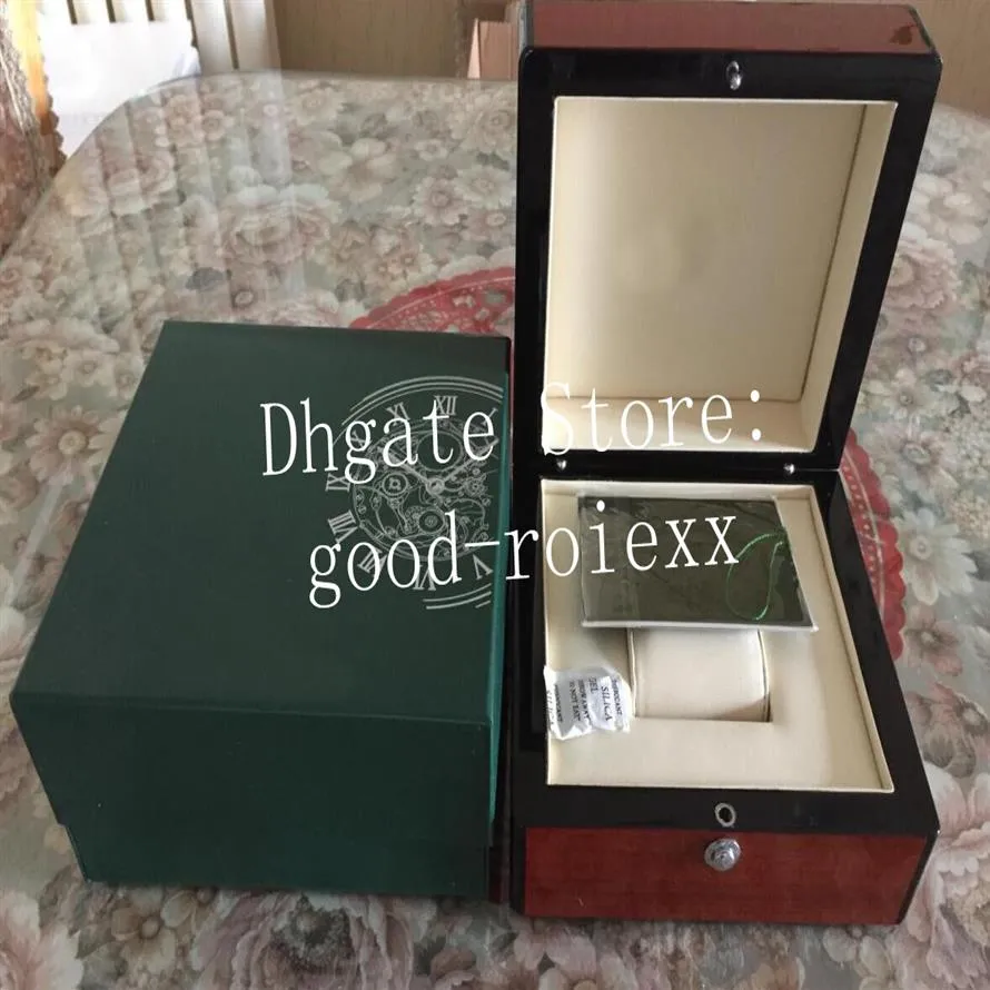 Top Mens Watch Inner Outer Original en bois Big Box Papers Omen Boxes OaWk SETA Montres-bracelets Ladies Offshore montres livret198P