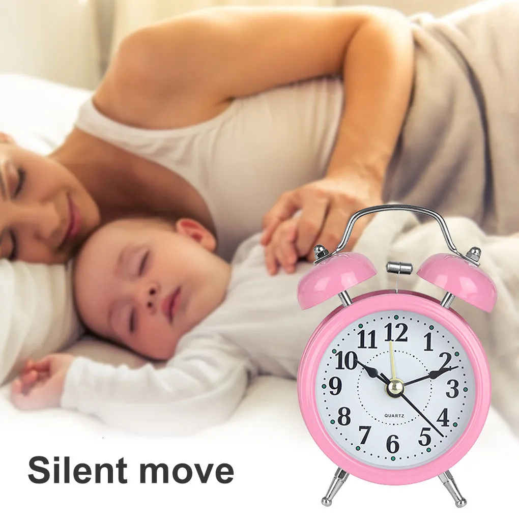 Reloj despertador Retro - Gris - dormitorio - niños y adultos