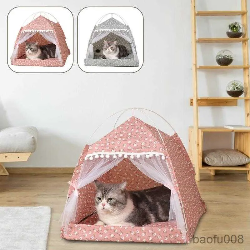 Breathable Washable Cat Tent Bed For Small To Medium Breeds Comfortable