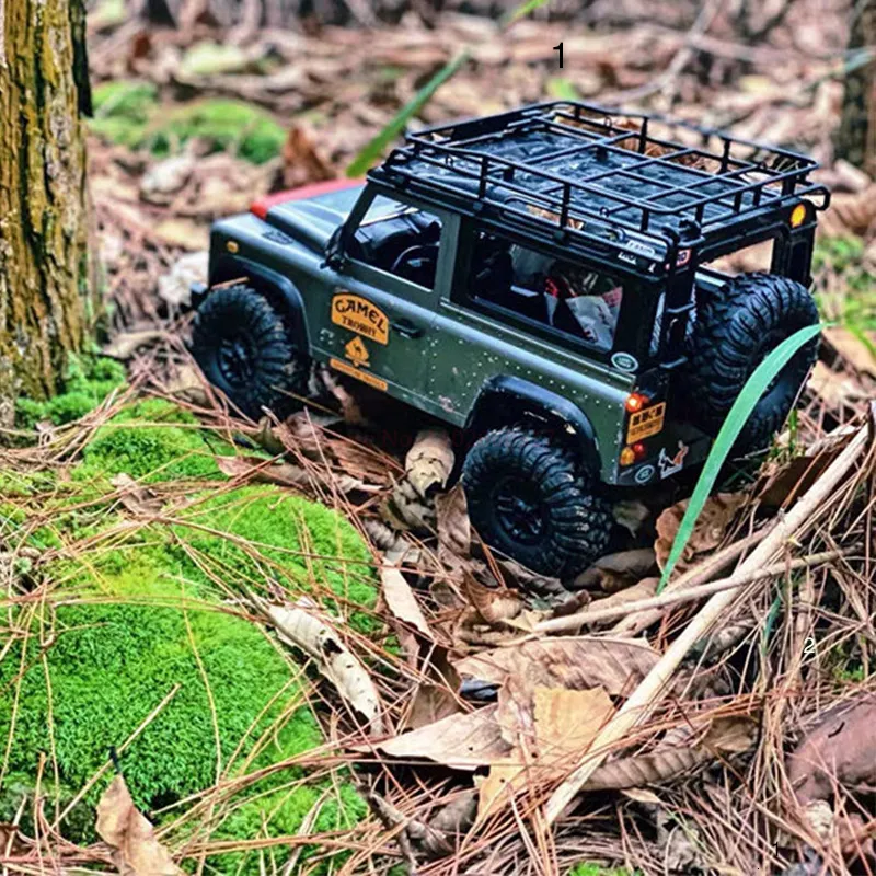 ElectricRc Araba 1 12 Ölçekli 24G 4WD MN99S Model RTR Versiyonu WPL RC ve Refitparts D90 Defender Pickup Uzaktan Kumanda Kamyon Oyuncak 230607