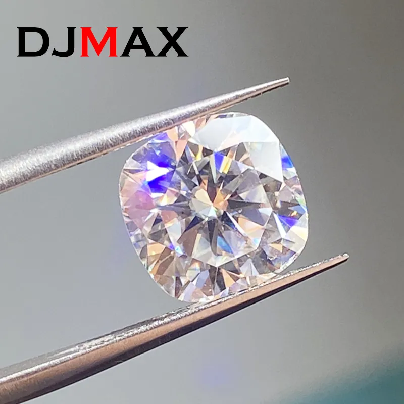 Loose Diamonds DJMAX 5-12mm Rare Cushion Cut Loose Stone Real D Color VVS1 Cushion Shape Certified Diamonds 230607