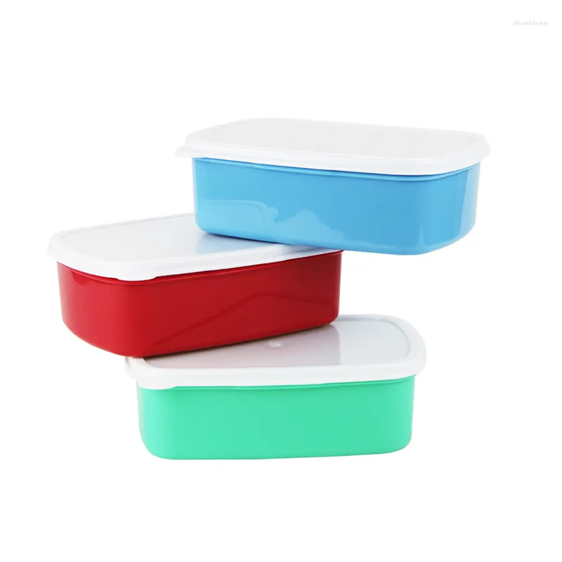 Учебные посуды наборы сублимации пустые портативные ланч -коробки для школьных учеников детские офисные работники пользовательский логотип хранение контейнер