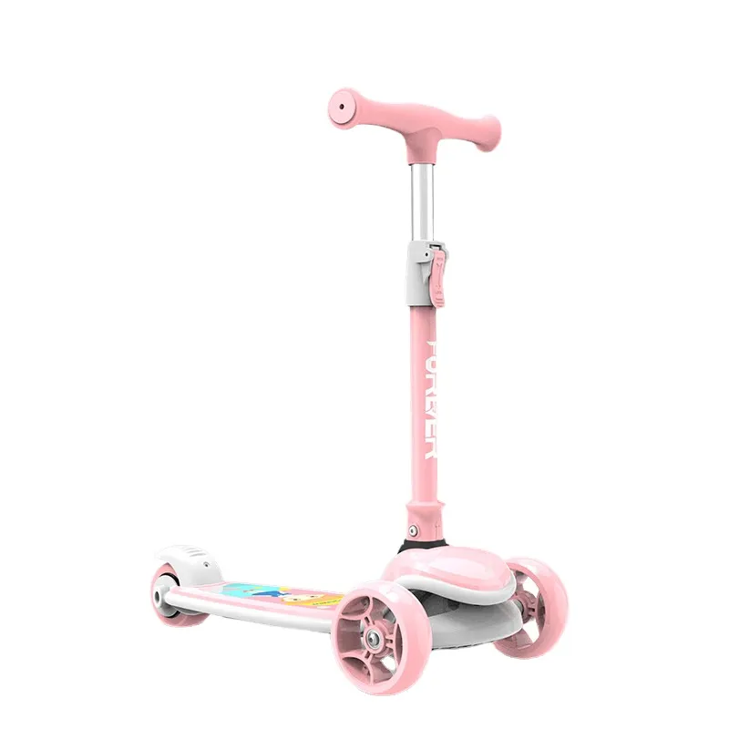 Zl permanente scooter infantil menina luge carro andador de perna única