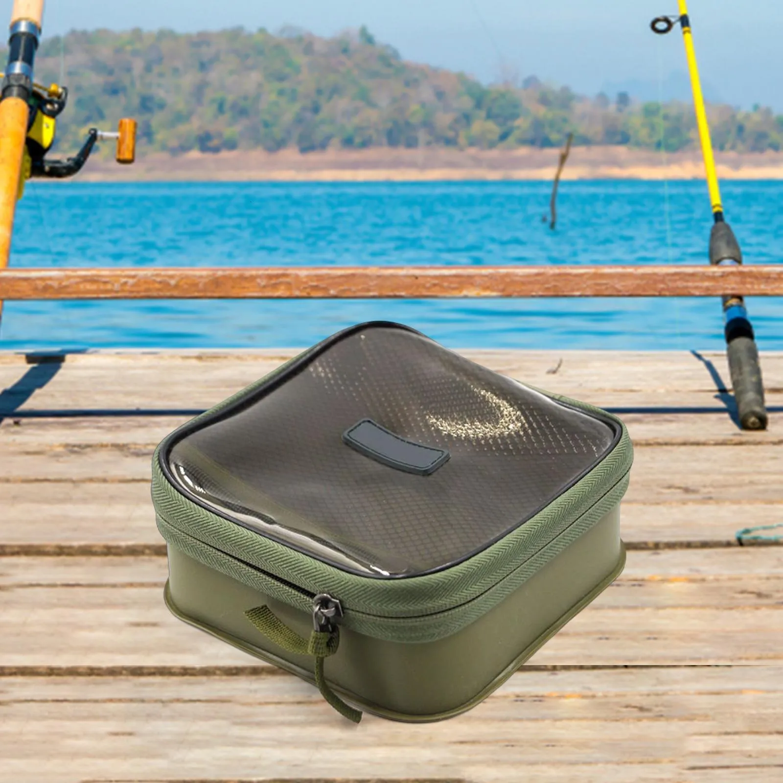 Water Resistant Fishing Reel Bag Storage Bag For Raft Reels, Fly
