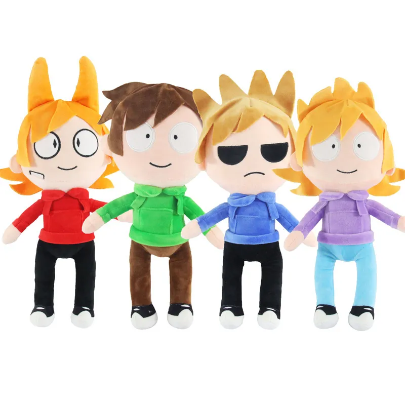 Muñeca De Peluche Eddsworld Edd Tord Matt Tom, 4 Piezas