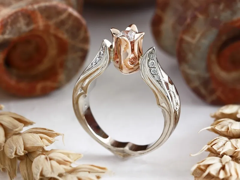 Anello sales solitario bigiotteria