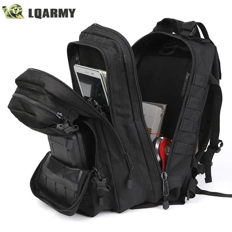 Mochilas 30L Mochila Tática Militar Exército Molle Assault Mochila Homens Mulheres Mochilas Viagens Acampamento Caça Caminhadas Mochila Expansível 230607