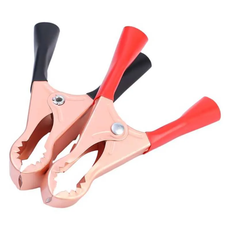 2PCS 30A 50A 100A Clip A Coccodrillo Per Auto Morsetti Per