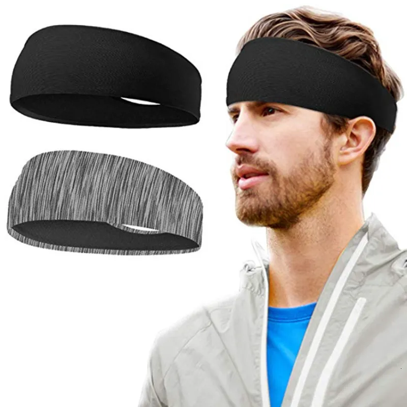 Ter Bandı Sporları Antislip Head Bandı Slim Egzersiz Soğutma Erkekler için Soğutma Yoga Atletik Koşu Bisikleti Açık Hava Spor 230608