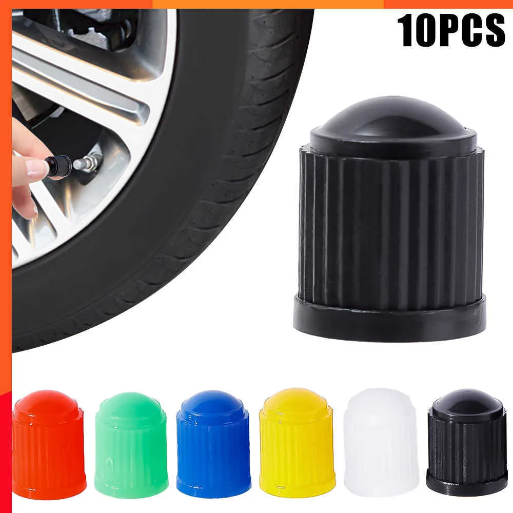 Nuovo 10PCS Valvole Stelo Aria Tappi Antipolvere Tappi Stelo Valvola Pneumatici Auto Camion Auto Ruota Bici Pneumatici Tappi per Valvole Americane