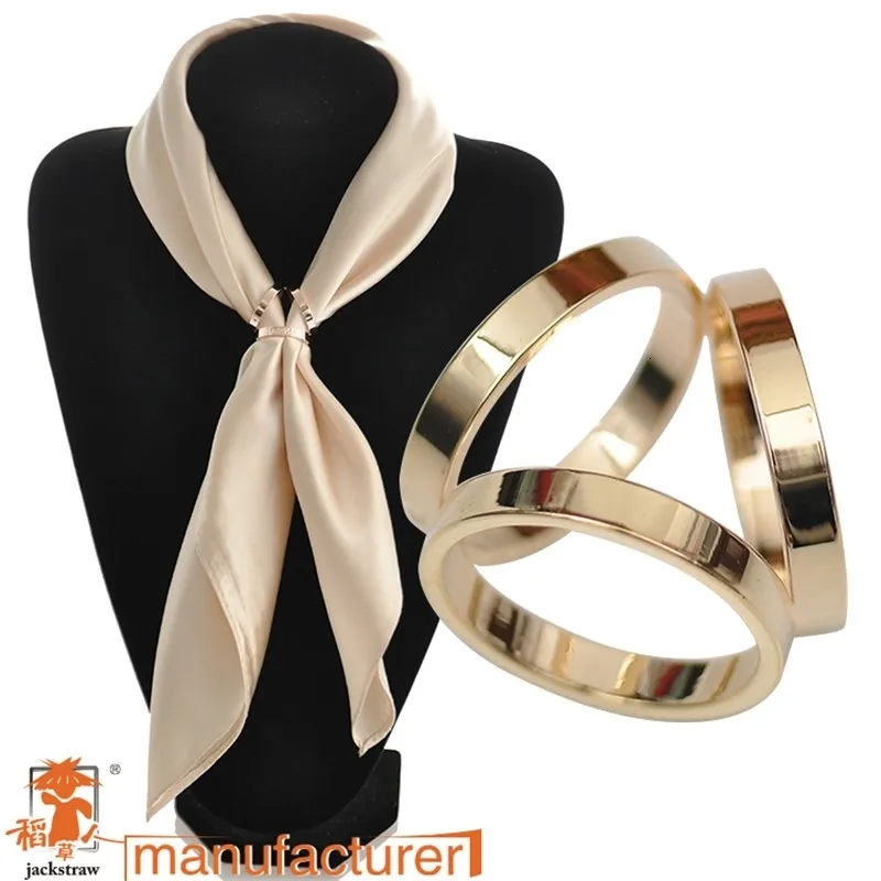 Autres accessoires de mode Jackstraw vente cuivre 3color mode en gros écharpe boucle clip bijoux tricyclique châle broche boucle pour les femmes 230607