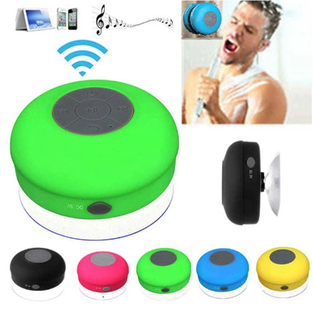 Portable Speakers Speaker Portable Wireless Handsfree for Showers Bathroom Pool Car Beach Music Loudspeaker With