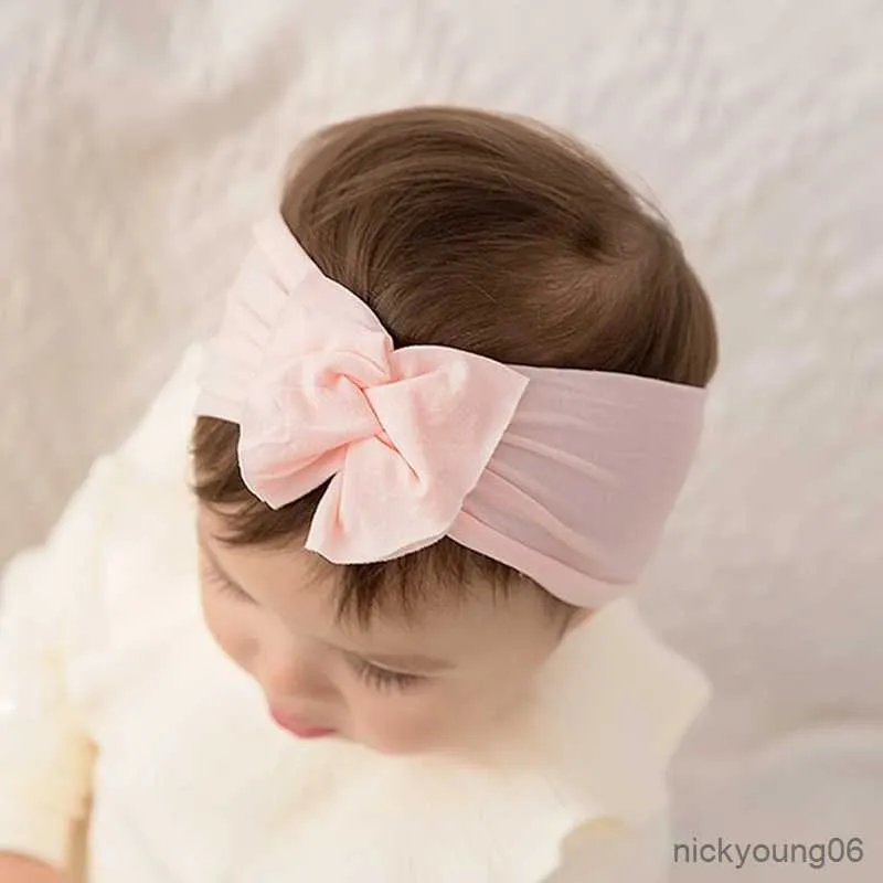 Hair Accessories Baby Girl Headband Twist Knot Turban For Infants Elastic Band Head Bands Cute Hairbands Kids Headwear Soft Accessory R230608