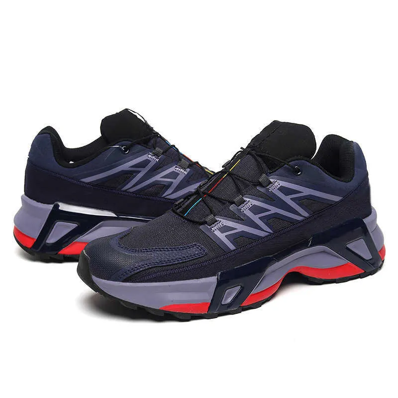 Outdoor Running Shoes For Men Mesh Breathability Non-slip Climbing Shoes Off-road Shoes New Pattern Leisure Sports Shoes