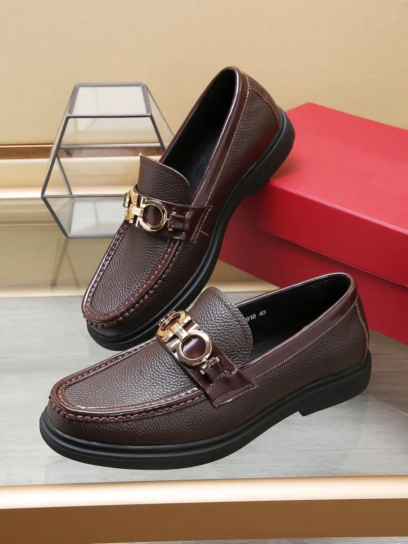 2023 Sapatos Masculinos Designer Mocassins De Couro Genuíno Negócios Feitos à Mão Plataforma Oxfords Marca Masculina Festa Formal Mocassins Casamento Escritório Tamanho 38-45