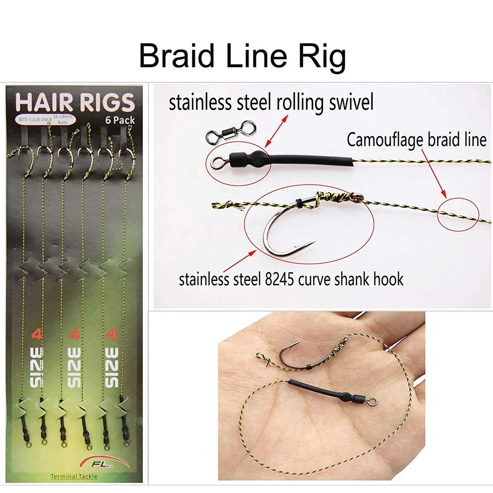 Hair Carp Fishing Knots And Rigs Carp Rigs Best Coated Braid Carp