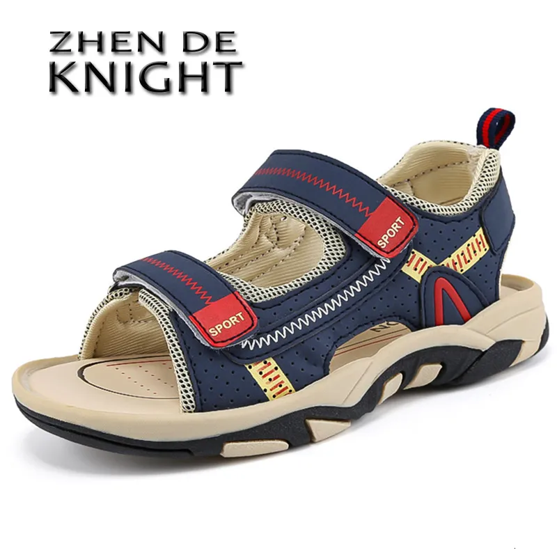 Sandals Summer Boys Kid Children Shoes Cutouts Rubber School Breathable Open Toe Casual Boy Sandal 218 230608