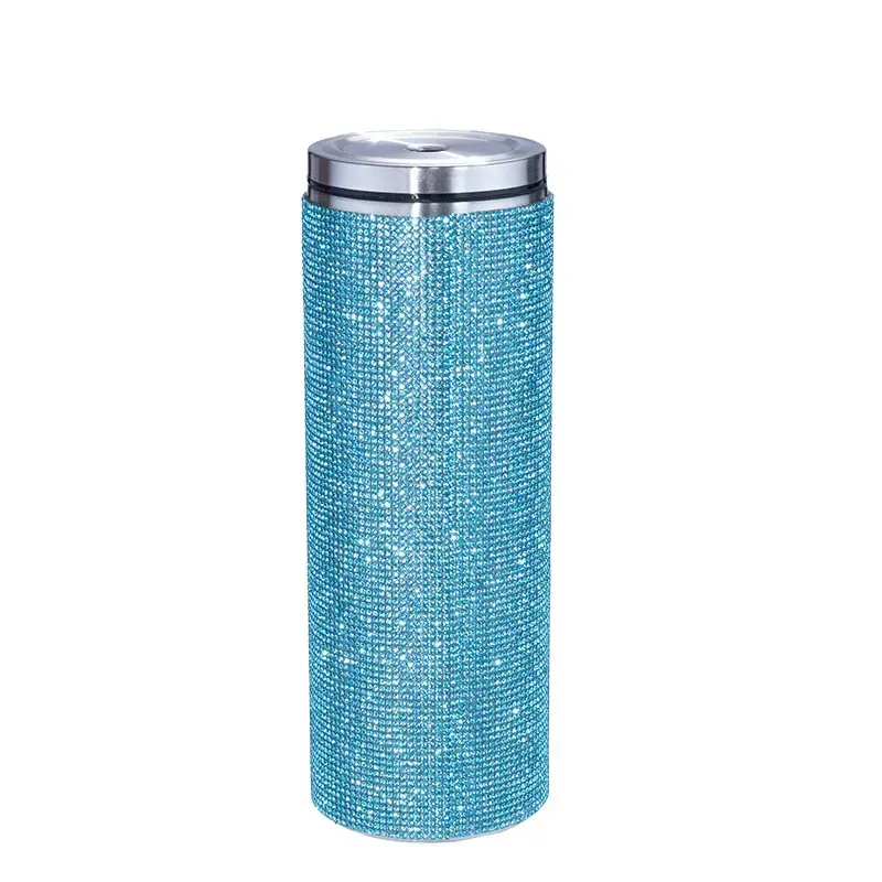 20oz Diamond Straight Tumblers Stainless Steel Water Bottles Colorful Shinny Drinking Cups Double Wall Insulated Tumbler Wholesale By Air A12