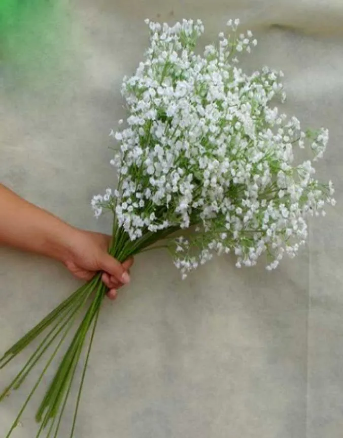 Gypsophila Silk Baby Breath Artificial Flower Garland Vine Fake Plant Wedding Party Home