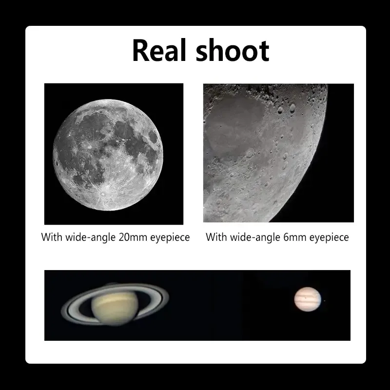 thumbnail interactive-video image 1 of Beginner Astronomical Telescope For HD Viewing - Night Vision For Moon, Stars & Space 1 of 13