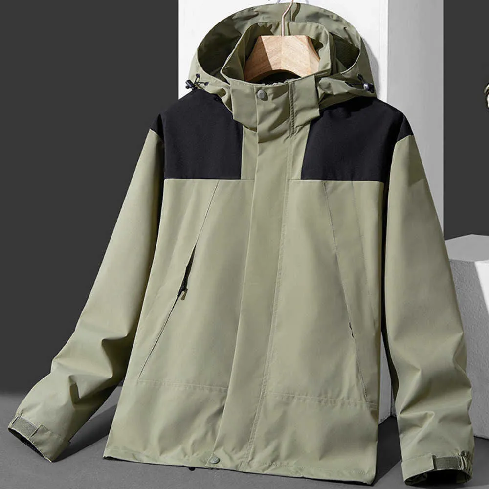 Chaqueta deportiva con capucha Unisex de asalto de estilo fino para exteriores, traje de pesca a prueba de viento e impermeable, traje de escalada de montañav8pv