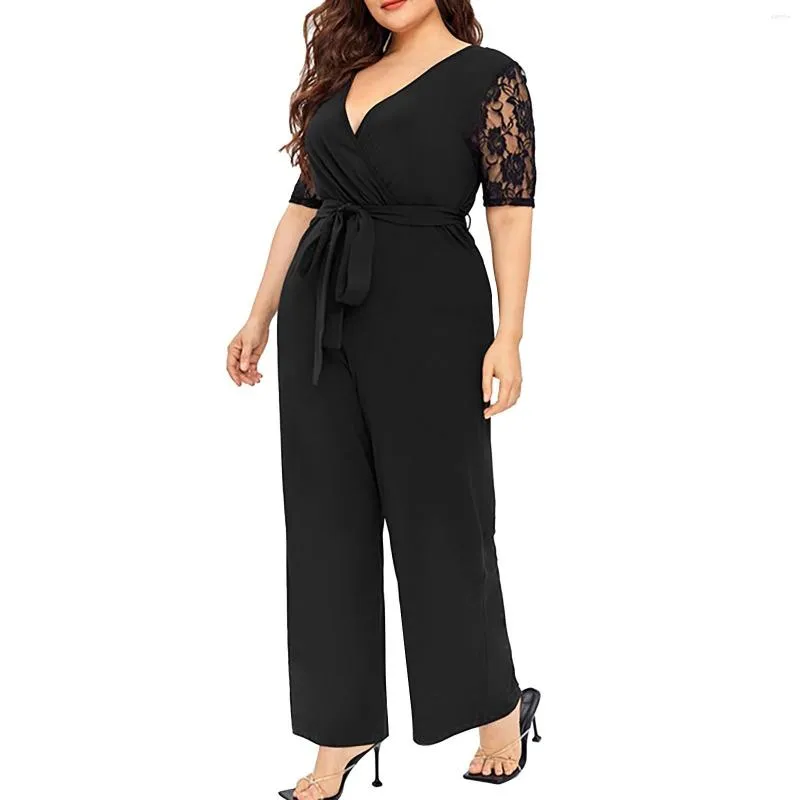 Men's Pants Solid Color Jumpsuit Straight Simple And Exquisite Design Summer Rompers For Women Casual