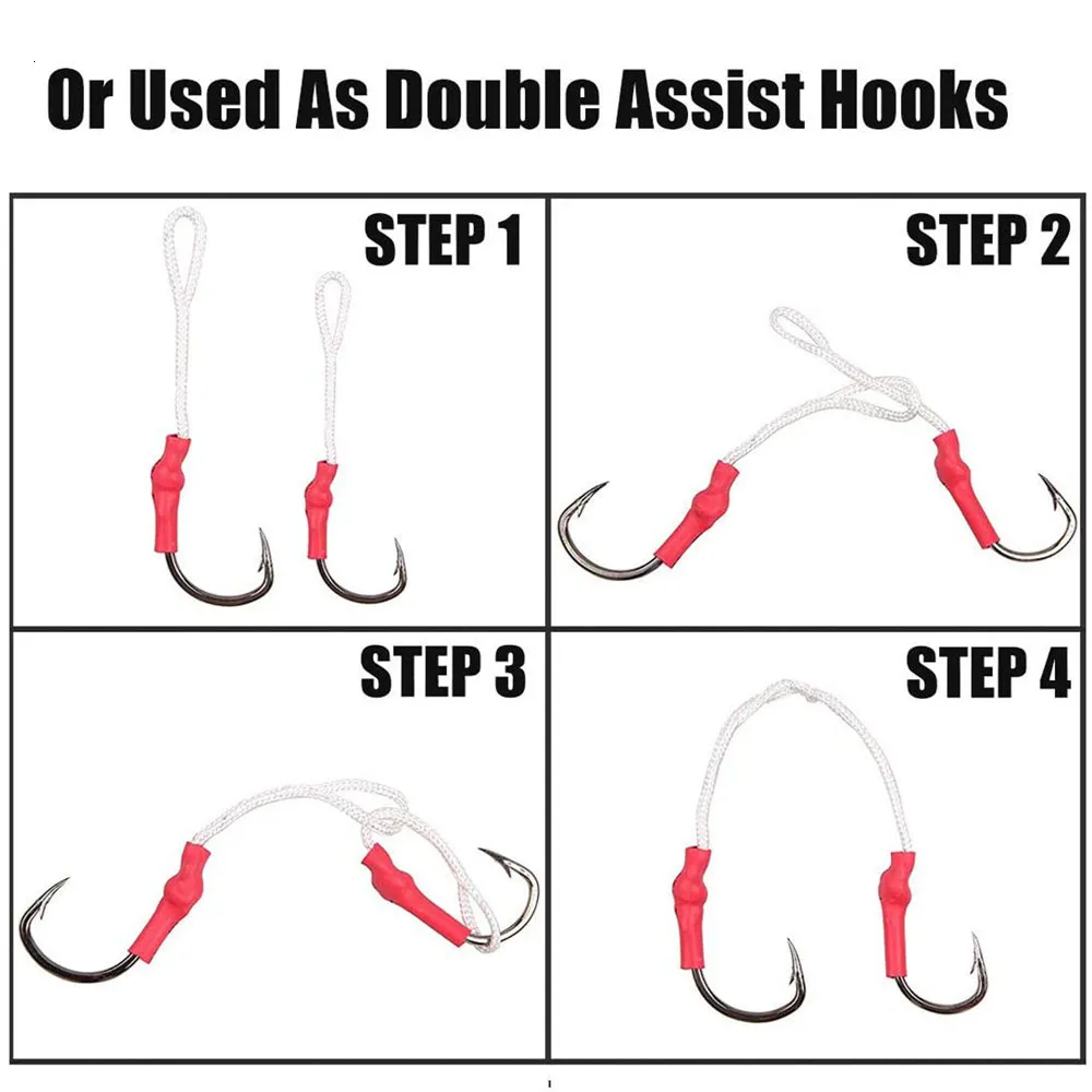 Stainless Steel Fishing Hooks For Cod, Fly & Jigging Slow Jigging & Bait  Assisting Hooks From Dao05, $10.67