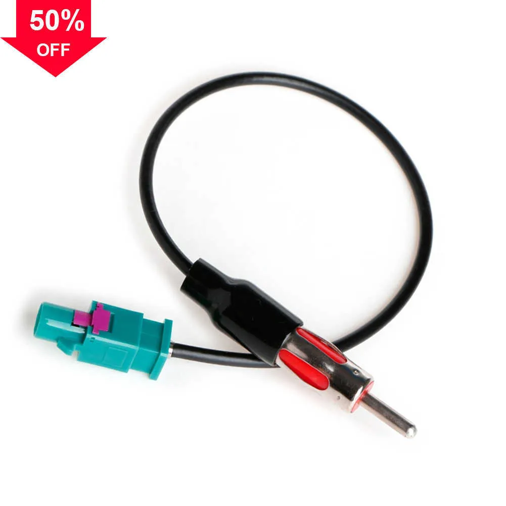 Fakra Z Plug To DIN Auto Fm Antenna Booster Adapter For FM/AM Audio