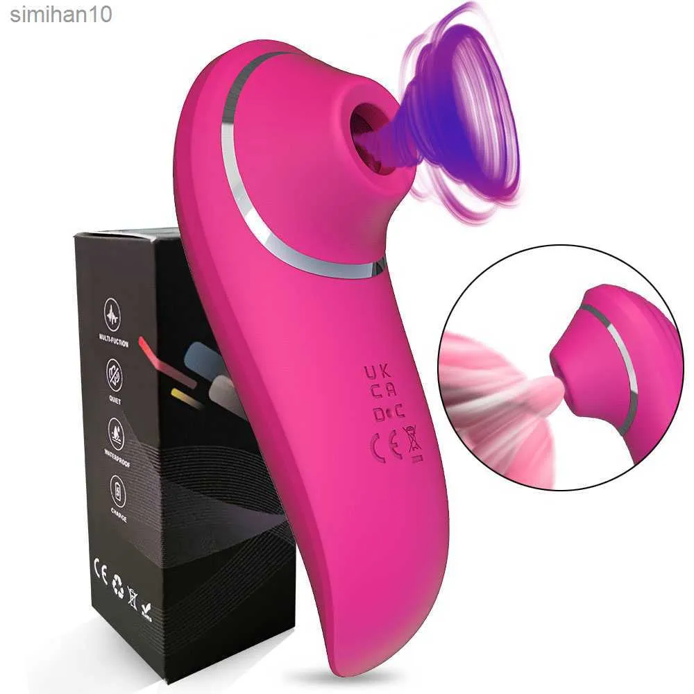 Clitoris Stimulerende Vibrator voor Vrouw Contactloze Clit Tepel Zuigen Vaginale Trillingen Speeltjes voor Volwassenen Vrouwelijke Masturbator L230518