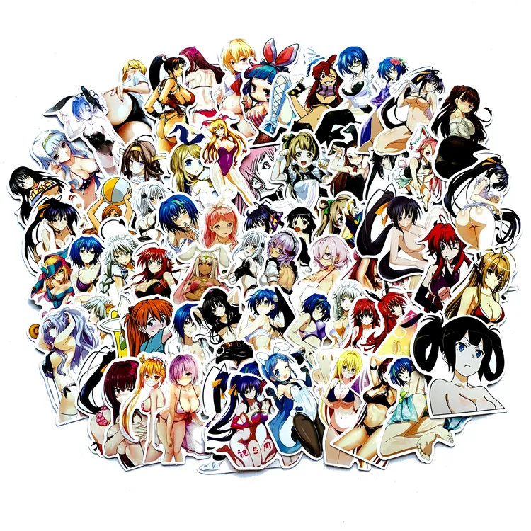 70 pçs Bunny Girl Adesivos Personalidade de Anime Japonês Adesivos Sexy Lady Graffiti DIY Adesivos Guitarra Motocicleta Laptop Bagagem Skate Carro Snowboard Paster