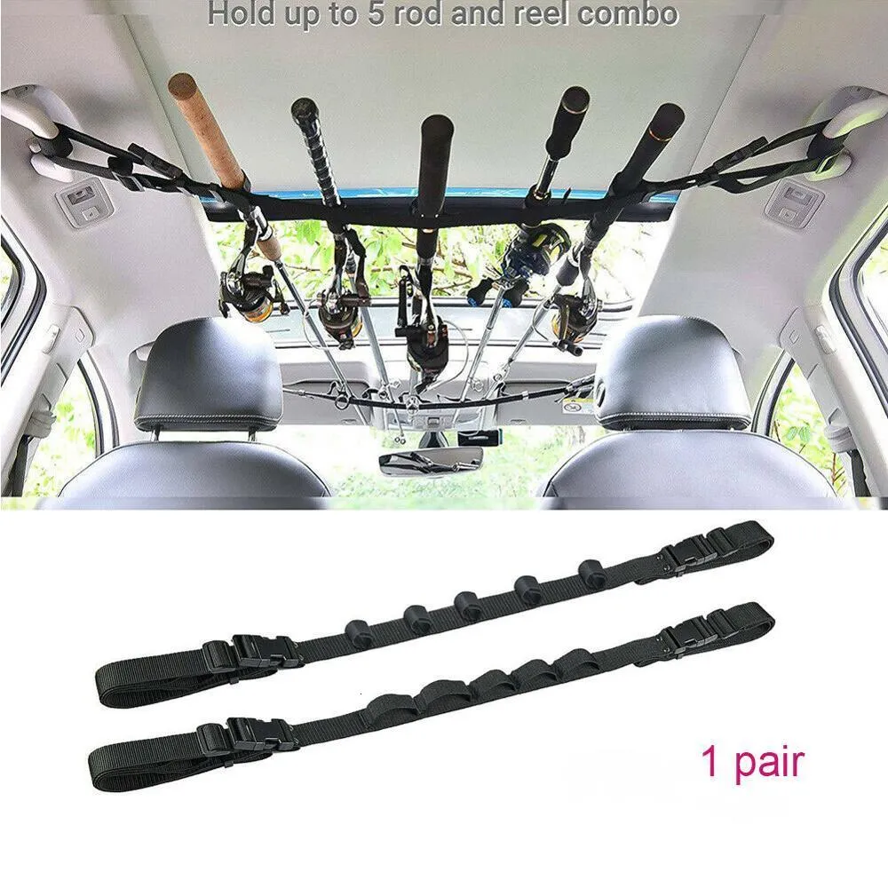 Accessori per la pesca 2 PCS Car Rod Holder Belt Strap Truck SUV Risparmia la maggior parte dello spazio nel 230608