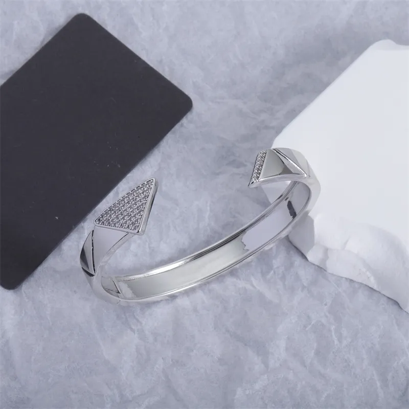6 Stil Nagel Armband Designer Armreif Diamant Gold Armband für Frauen Männer Luxus Schmuck mit Box Dame Mädchen Armbänder