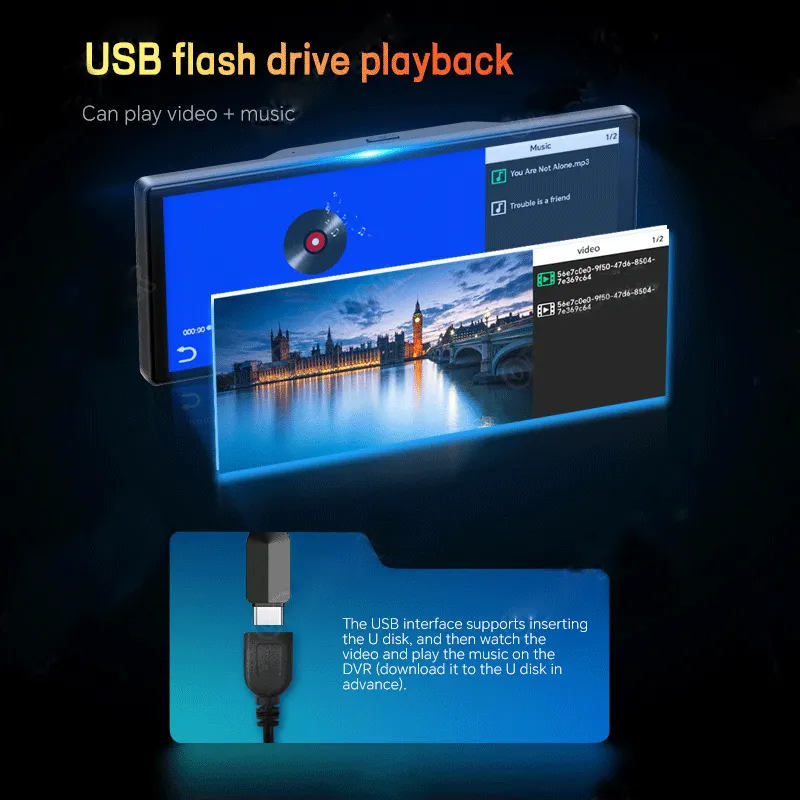 Ekleva Universal 10,26 Дюймовый Автомобильный Зеркал Video GPS.