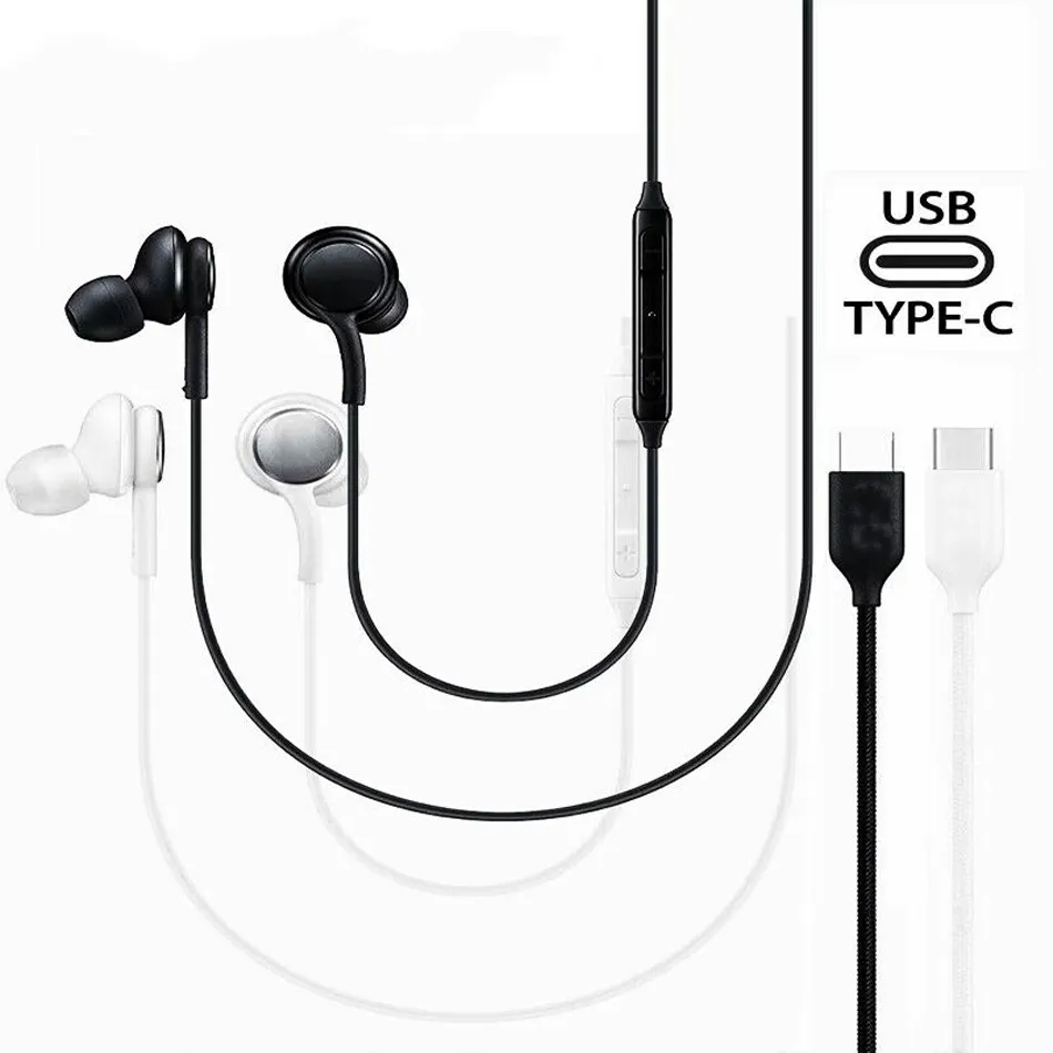 Écouteurs filaire SAMSUNG & AKG en USB-C - Blanc