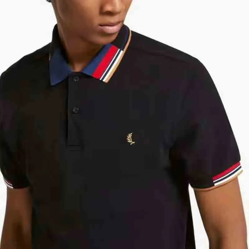 Erkek Polos Polo Fed Fed Fed Tees Üstler Klasik Polo Gömlek İngilizce Pamuk Kısa Kollu 2023 Tasarımcı Marka Yaz Tenis Erkek T-Shirt 12 Renk