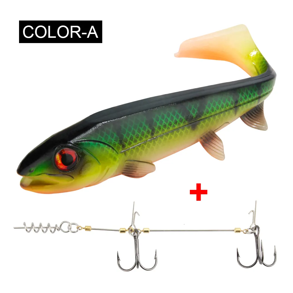 Baits Lures Spinpoler Big Fish Soft Fishing Lure With Stinger Rig