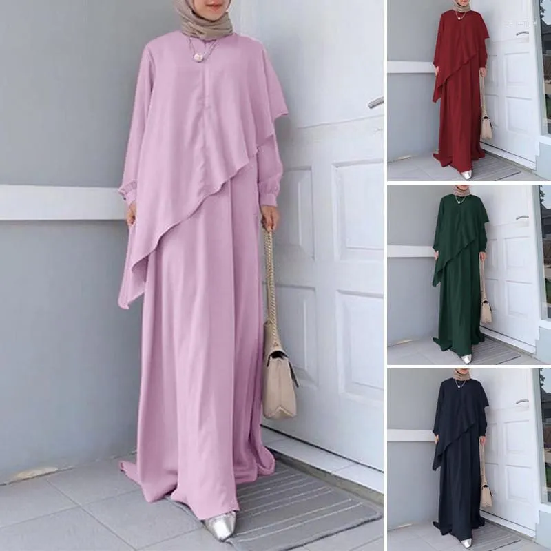 Ethnische Kleidung Muslim Abaya für Frauen Gebetskleidung Elegante Damen Kaftan Türkisches Kleid Mudest Islam Robe Femme Musulmane