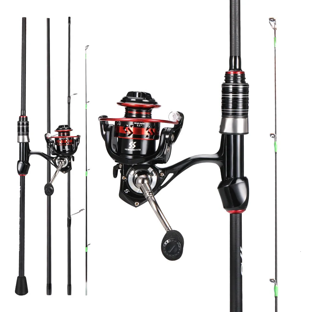 Rod Reel Combo Sougayilang Spinning Fishing Rods And Reels 1.8 2.1