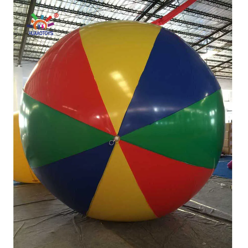 2.5m Diameter98 Inch Giant PVC Rainbow Inflatable Beach Ball For Sale