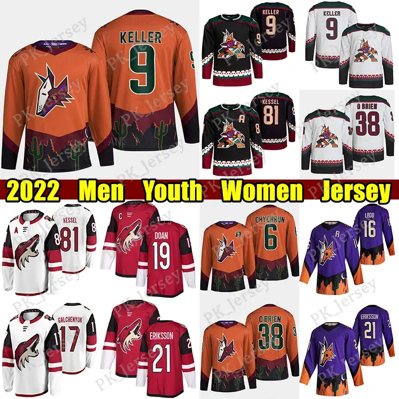 PhoenixCoyotesjersey #6 Jakob Chychrun #38 LIAM OBRIEN Shane Doan Nick Schmaltz Christian Fischer Zack Kassian Juuso Valimaki jerseys