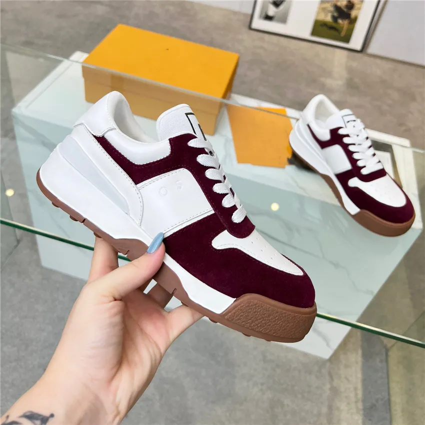 Luxury design Bowling Shoes 2023 tod fashionable men and women Leather Canvas Letter Logo Casual outdoor Sports running Shoes 01-07