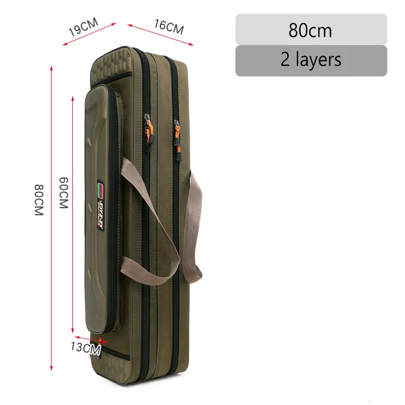 Multifunctional Fishing Rod Bags Bag With 234 Layers, 80CM 130CM