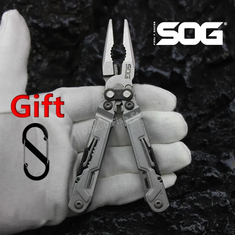 Pliers SOG PP1001 MINI MULTI -функциональный инструмент Складывание Outdoor Camping Edc Equipment 230609