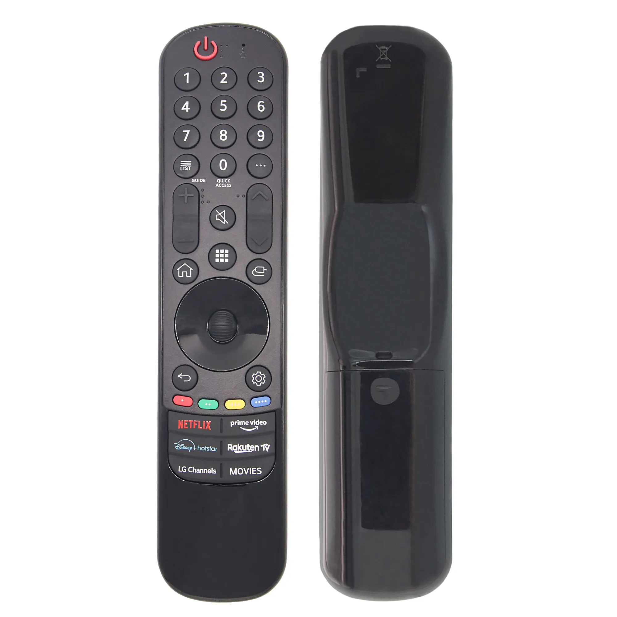 LG Smart 4K Ultra Uhd OLED için AN-MR21GA Sihirli Uzaktan Kumanda Netflix Prime Video Düğmeleri ile Nanocell TV (Ses, Hava Faresi veya NFC işlevi yok)