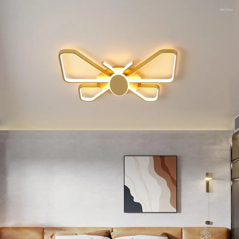 Plafoniere Modern Led Celling Light Soggiorno Lampadari in vetro viola