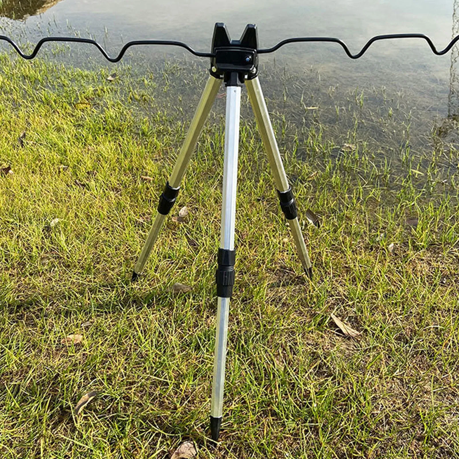 Fishing rods support multifunction telescopic rod holder foldable