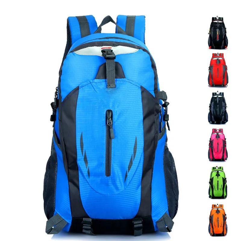 Nylon impermeable mochilas de viaje hombres escalada bolsas de viaje  mochila de senderismo deporte al aire libre bolsa escolar hombre mochila  mujer